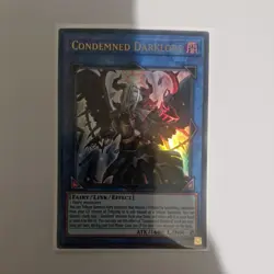 1x Condemned Darklord DUOV-EN006 Yu-Gi-Oh! Card Ultra Rare 1st Edition Mint/NM - Image 3
