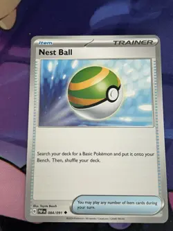Nest Ball 084/091 Paldean Fates PAFen PAF Pokemon Card NM - Image 1