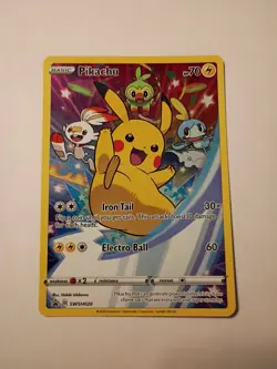 Pikachu SWSH020 SWSH: Sword & Shield Promo Cards Holo - Image 1