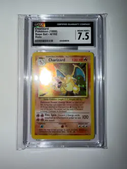 CGC 7.5 Graded Charizard 1999 Base Set 4/102 Holo Pokemon Card - Image 4