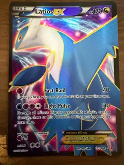 Pokemon TCG Latios EX Full Art 101/108 Roaring Skies Ultra Rare Card - Image 1