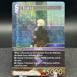 Ramza 4-117R Foil Final Fantasy Card - Image 1
