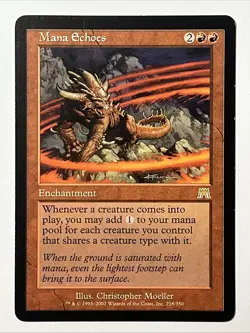 Mana Echoes #218 (LP) Onslaught Magic The Gathering - MTG - Image 1