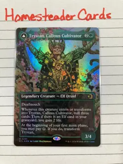 Trystan, Callous Cultivator (Borderless) Lorwyn Eclipsed Foil - ECL #291 - MTG - Image 1