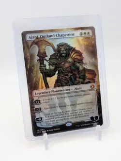 MTG - Ajani, Outland Chaperone - FOIL Borderless Mythic #284 Lorwyn Eclipsed NM - Image 1