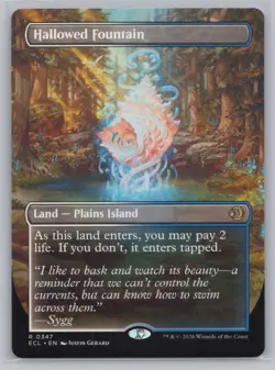 Hallowed Fountain (Borderless) R Lorwyn Eclipsed 347 NM - Image 1