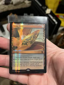 MTG Lotus Petal - Kaladesh Inventions Masterpiece Foil #15 - Lightly Played (LP) - Image 2