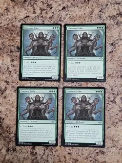 LLANOWAR TRIBE X4 Modern Horizons Magic MTG MINT Playset Unplayed Commander Elf - Image 2