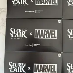 MTG Secret Lair x Marvel Rainbow Foil Edition FULL Set of 6 & Signet | Sealed - Image 3