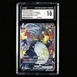 CGC 10 GEM MINT 2023 Pokemon CHN Charizard VMAX 134/115 SSR - Image 1