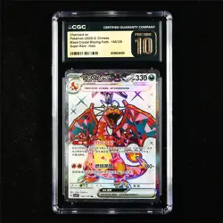 CGC 10 PRISTINE 2025 Pokemon CHN Charizard ex 145/129 SR - Image 1