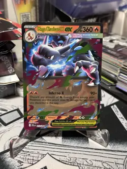 Pokemon TCG Mega Charizard X ex 013/094 Me02: Phantasmal Flames Double Rare NM - Image 1