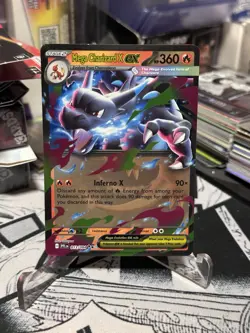 Pokemon TCG Mega Charizard X ex 013/094 Me02: Phantasmal Flames Double Rare NM - Image 2