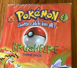Pokemon TCG - Brushfire Theme Deck Base Set 1999 Factory Sealed WOTC Nice!! - Image 2
