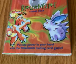 Pokemon TCG - Brushfire Theme Deck Base Set 1999 Factory Sealed WOTC Nice!! - Image 3