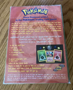 Pokemon TCG - Brushfire Theme Deck Base Set 1999 Factory Sealed WOTC Nice!! - Image 4