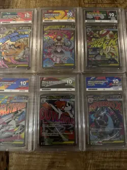 Pokemon 2025 Mega Dream Ex Full Set 10 x Mega Attack Rare Japanese Ace 10’s - Image 3