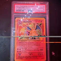 PSA 10, 2021 Pokemon Celebrations Charizard #4 Classic. GEM MINT - Image 3