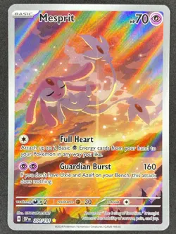 Pokemon Mesprit Illustration Rare 204/191 SSP Surging Sparks NM - Image 1