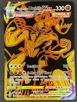Pokemon Single Strike Urshifu VMAX TG29 BRS Brilliant Stars Trainer Gallery NM - Image 1