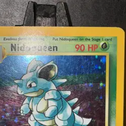 Pokemon Nidoqueen 7/64 Jungle Holo Error No Set Symbol HP - Image 2
