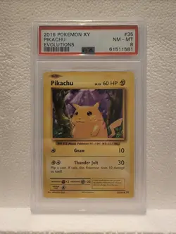 2016 Pokemon XY Evolutions Pikachu PSA 8 Mint #35 (0) - Image 1