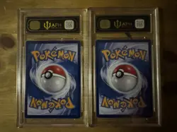 APH Black 10* Pokemon Chinese Meowth Full Art 2025 CBB3C 02 07/07 Gem 3 (2 Lot) - Image 2