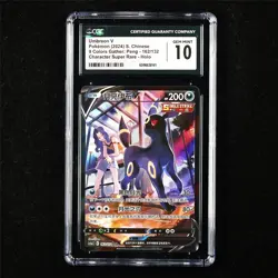 CGC 10 GEM MINT 2024 Pokemon CHN Umbreon V 162/132 CSR - Image 1