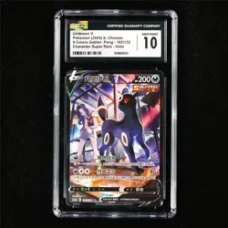 CGC 10 GEM MINT 2024 Pokemon CHN Umbreon V 162/132 CSR - Image 2