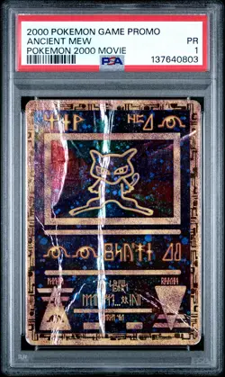 2000 POKEMON GAME MOVIE POKEMON 2000 MOVIE ANCIENT MEW PSA 1 - Image 1