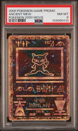 2000 Pokemon Game Movie Ancient Mew Pokemon 2000 Movie PSA 8 - Image 1