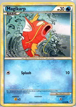 Pokemon TCG Magikarp 61/95 Call of Legends LP - Image 1