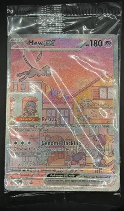 Pokemon TCG Mew ex SIR Full Art Promo Holo 151 UPC 053 Sealed NM - Image 1