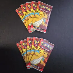 2024 McDonald's Pokemon TCG Dragon Discovery Lot of 10 Booster Packs - Sealed - Image 1