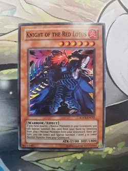 YuGiOh! Knight of the Red Lotus - SOVR-EN032 - Super Rare - Unlimited NM - Image 1