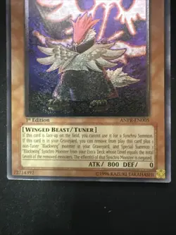 Yugioh! ANPR-EN005 Blackwing- Vayu The Emblem of Honor Ulti Rare 1st Edition-LP - Image 4