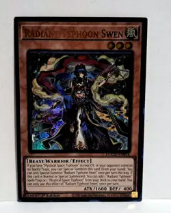 Radiant Typhoon Swen Ultra Rare 1st Edition DOOD EN014 Yu-Gi-Oh NM - Image 1