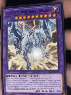 Yugioh! Blue-Eyes Twin Burst Dragon SDWD-EN036 1st Edition - Image 2