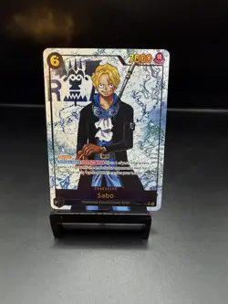 One Piece TCG Sabo OP13-120 SEC Alt Art English Carrying On His Will - Image 1