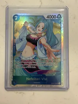 One Piece TCG EB04-025 Nefeltari Vivi (Alt Art SR + SR) - OP14 The Azure Sea’s - Image 4