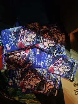 IN HAND!! 1x ENGLISH One Piece TCG: The Azure Seas Seven Booster PACK 11 Lot - Image 1