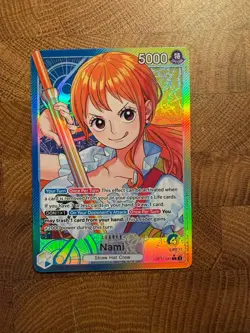 Nami (041) (Alternate Art) OP11-041 A Fist of Divine Speed Foil - Image 1