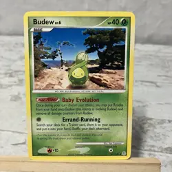 Pokemon TCG Budew 43/130 Diamond & Pearl Regular Common 2007 Card - Image 1
