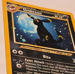 Pokemon TCG Umbreon Neo Discovery Holo Rare Card 13/75 Vintage - Image 4