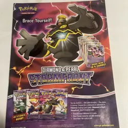 2008 Pokemon Diamond And Pearl Stormfront Trading Card Game Advertisement - Image 1