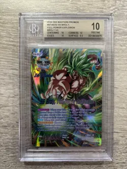Dragon Ball Super Card Game SS Broly, Full Power Explosion Top 16 2024 BGS 10 - Image 1