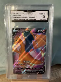 Pokemon Graded Charizard Cards CGC 9 & GMA 10 - Image 4