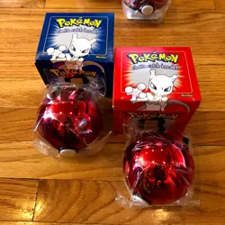 1999 Pokemon 23k Gold Plated Mewtwo Trading Cards Sealed NIB (Red and Blue) - Image 2