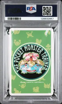 1996 POKEMON GREEN VERSION PLAYING CARDS 4 OF SPADES #143 SNORLAX PSA 10 - Image 2