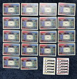 Lot of Pokemon Battle Card E Reader Ruby Gameboy Advance 2003 Battle Record Card - Image 2